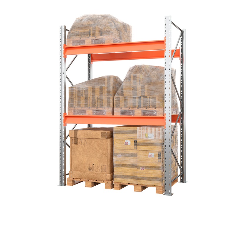 Стеллаж металлический паллетный 2500х1800х1100 мм (100.1.5). Ярусы: пол+2