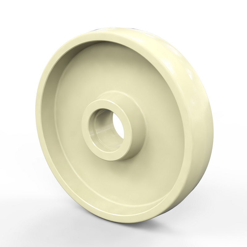 Колесо 200х50 нейлон без подшипников