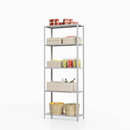 Стеллаж для погреба ТС Лайт, 2000x1000x400 мм. Полки: 5 шт. металл (ТС 20100450)