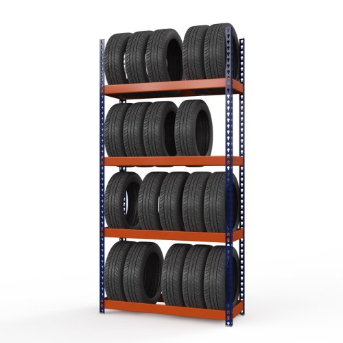 Стеллаж для хранения Профи-Т для шин 2500x1240x455 мм. Ярусы:   4 шт. (Т-120/1-2,5