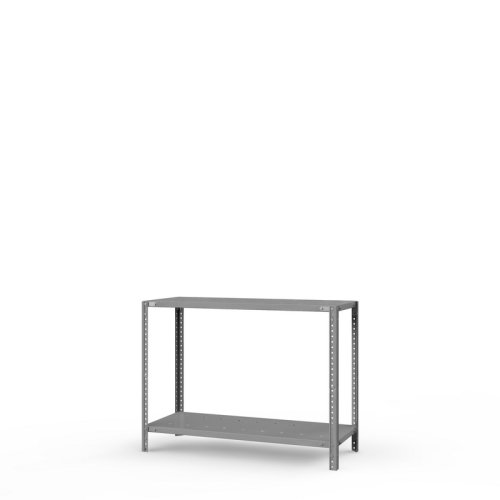 Архивный стеллаж ТС Лайт, 1000x1000x500 мм. Полки: 2 шт. металл перф. (ТС 10100521)