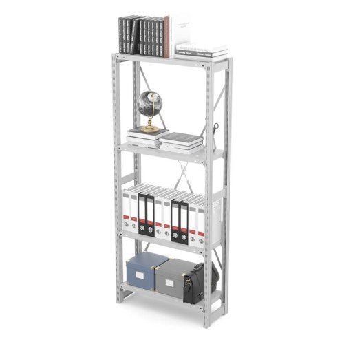 Полочный стеллаж ГТС Универсал, 2000x700x400 мм. Полки: метал. перф. усил. 4 шт. (ТСУ 200704412)