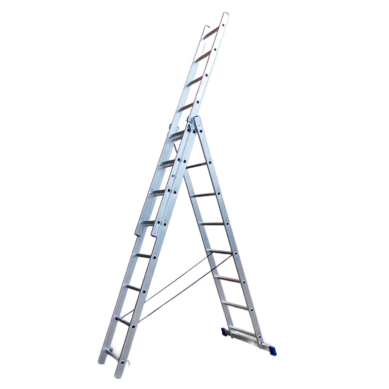 Лестница трёхсекционная универсальная AL308 (8 ступеней)