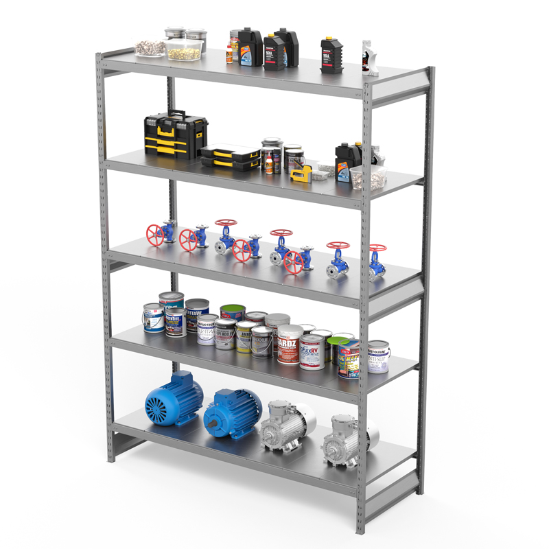 Стеллаж грузовой СГ Ультра (2000х1800х500 мм) 5 ярусов, цинк (СГУ 2018055)