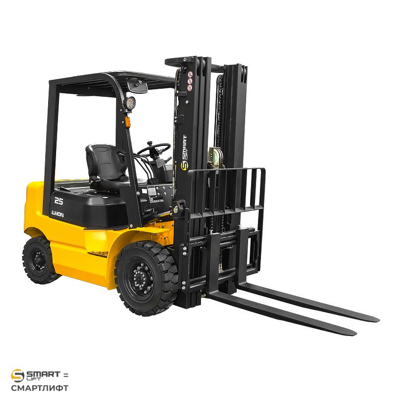 Электропогрузчик EFL252 (2500 кг; 6 м; li-ion 80В / 280Ач) СМАРТЛИФТ (SMARTLIFT)
