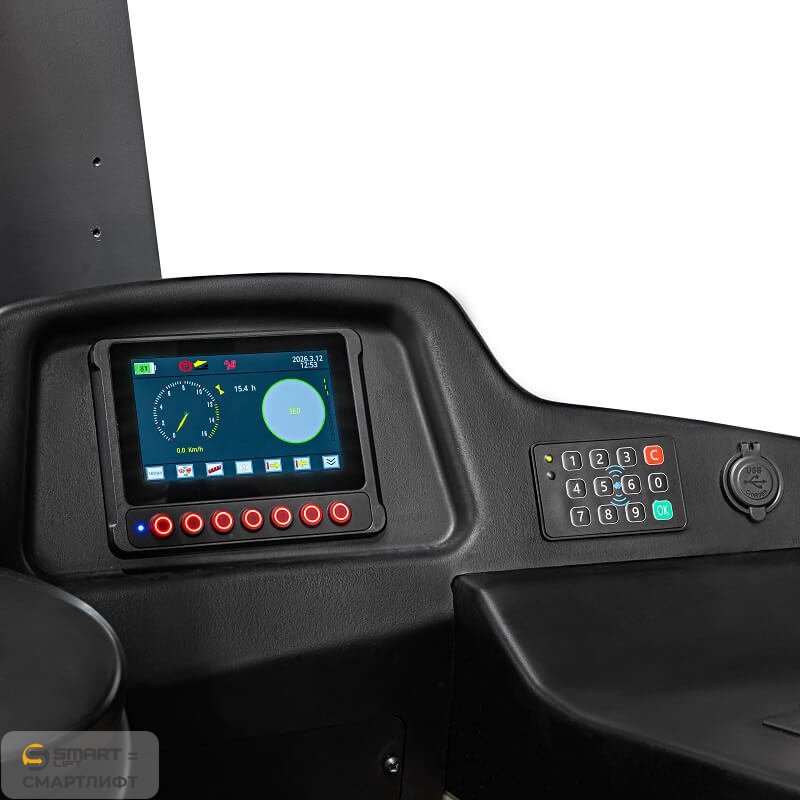 Узкопроходный ричтрак OPTS15 (1500 кг; 13 м; 80В / 600Ач) СМАРТЛИФТ (SMARTLIFT) – изображение №2