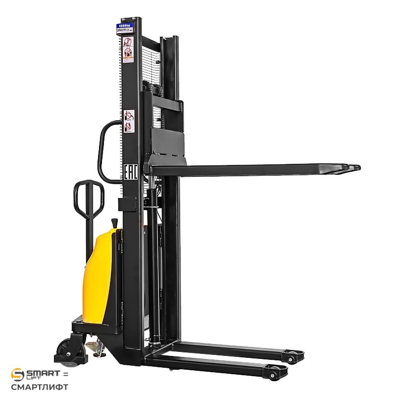 Штабелер с электроподъемом BDA 1016 (1000 кг; 1,6 м; 12В / 120Ач) СМАРТЛИФТ (SMARTLIFT) / СМАРТ (SMART) – изображение №2