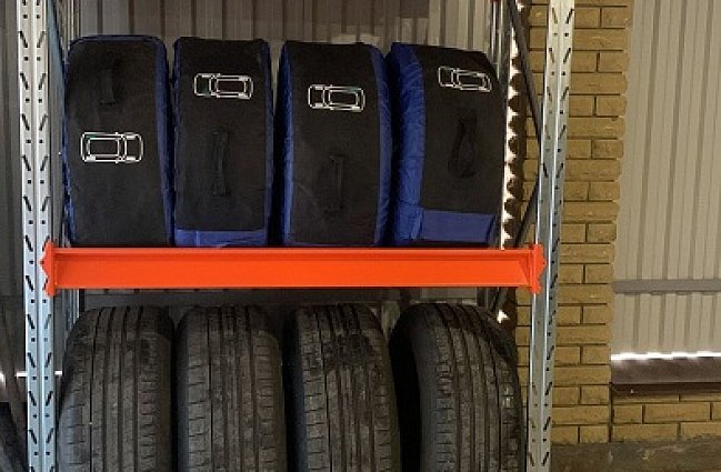 Компактное хранение автомобильных шин